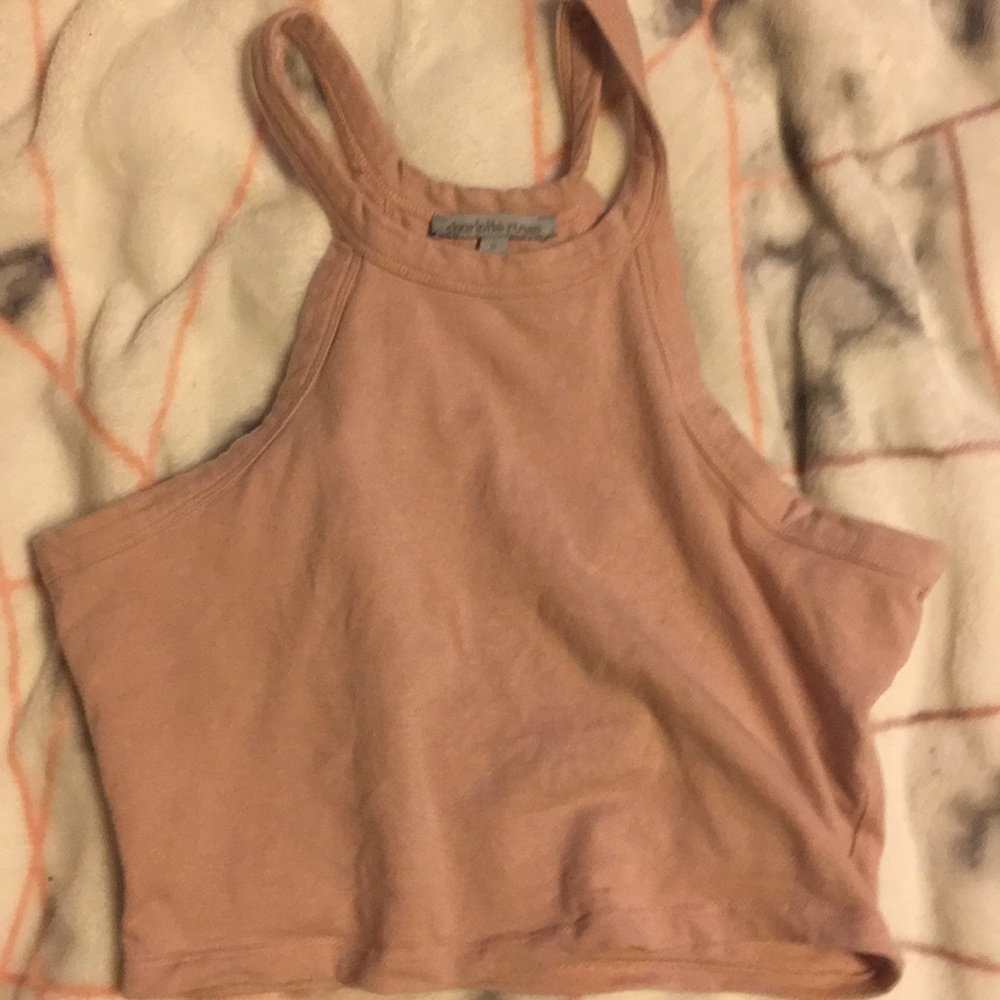 Pink crop top